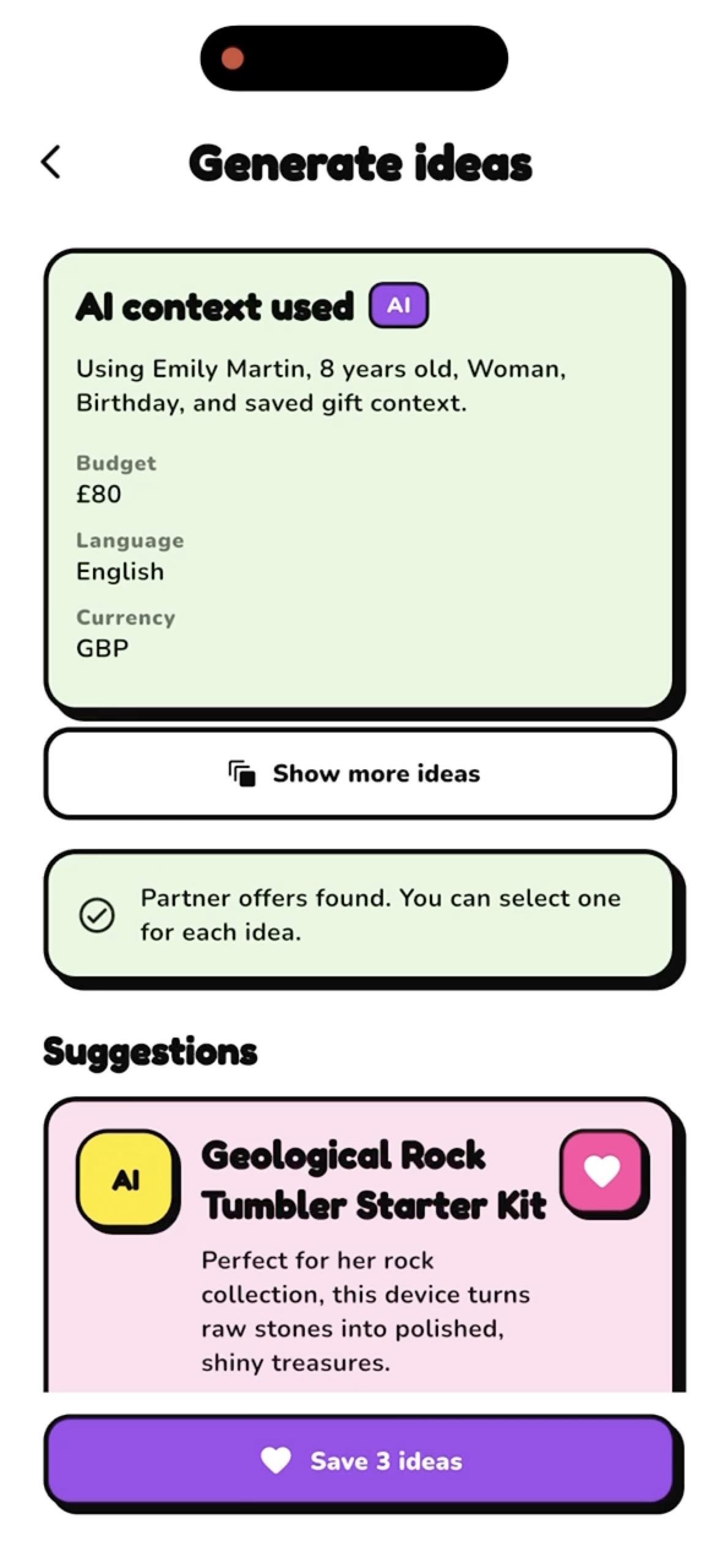 Karido app screen for adding a friend
